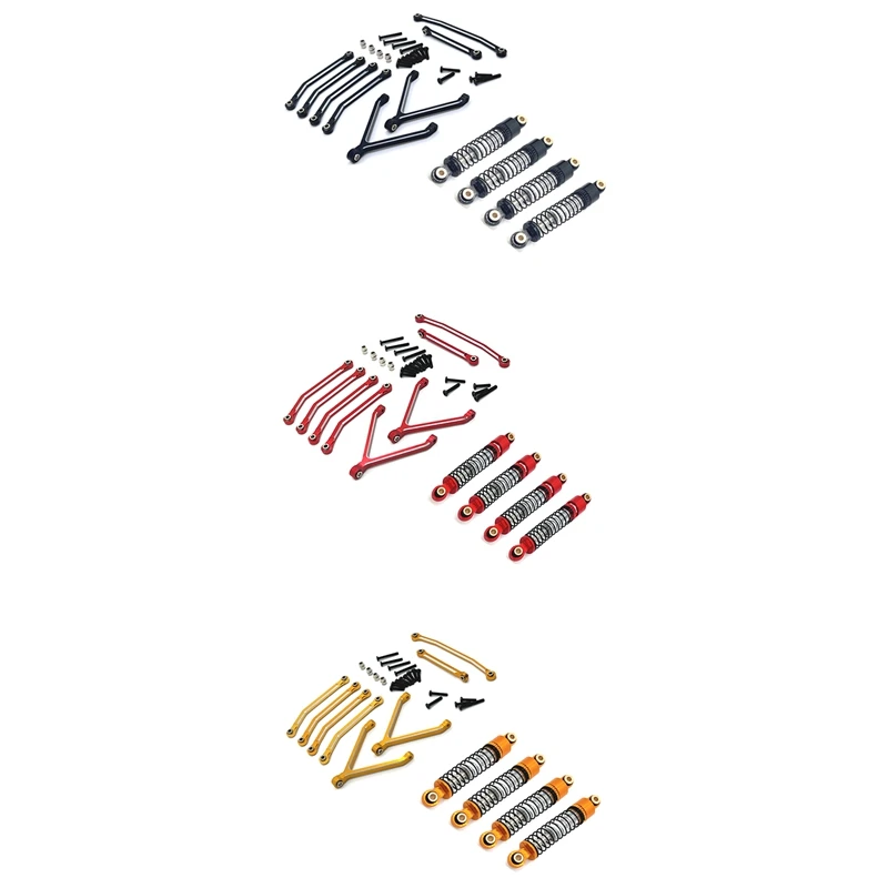

B49B-RC Car Upgrade Pull Rod Oil Pressure Shock Absorber Kit For FMS 1/24 FCX24 RC Car Upgrade Accessories