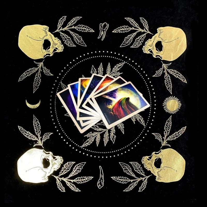 Dowsing العرافة الميتافيزيقي مجلس السحرة مجلس لعبة مفرش بطاقة حصيرة