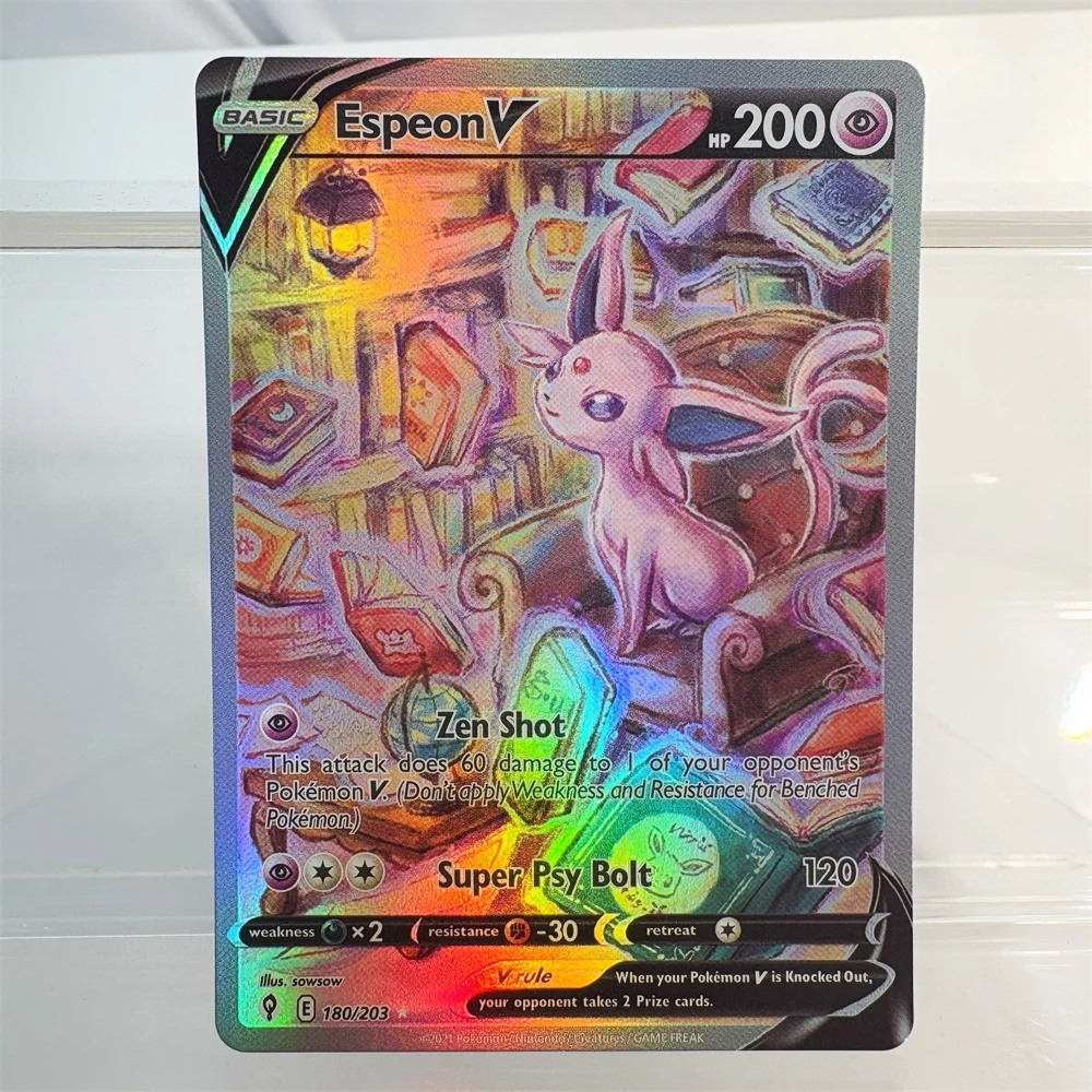 PKM Holo Flash Proxy Cards Glaceon Starmie Empoleon Espeon Duraludon Sword & Shield PTCG PROXY Card The Best Gift for Collectors