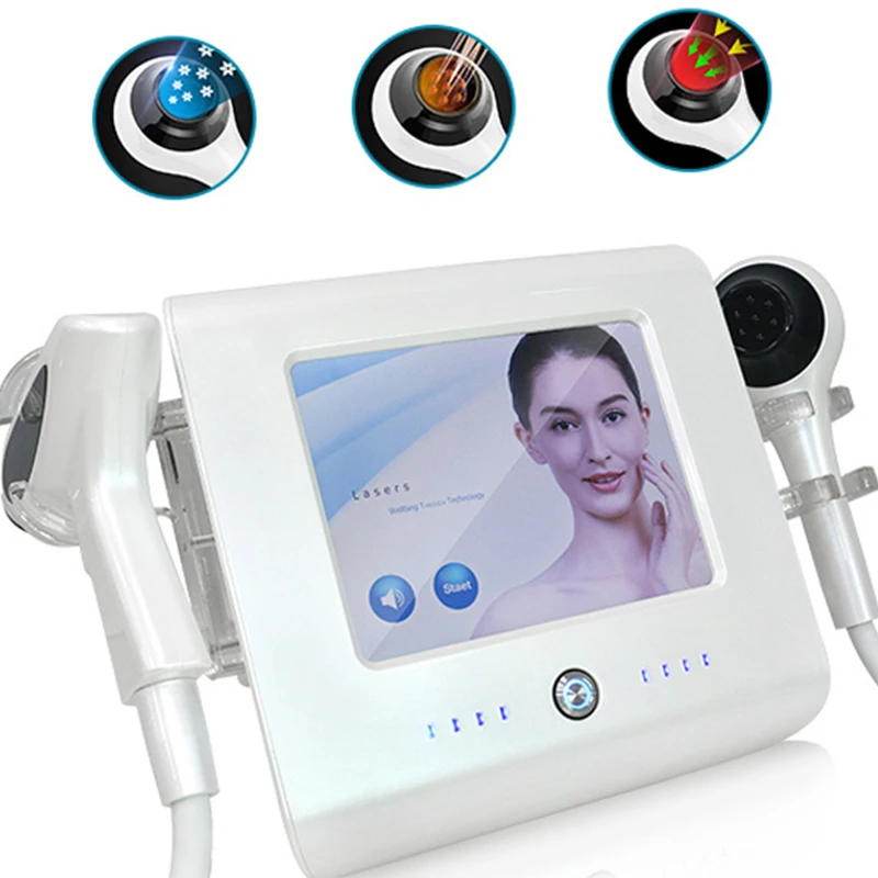 2 in 1 Skin Tightening Face Lift Wrinkle Removal Focused RF Thermolift Machine Face Care Skin Rejuvenation Vacuum Body Slimming