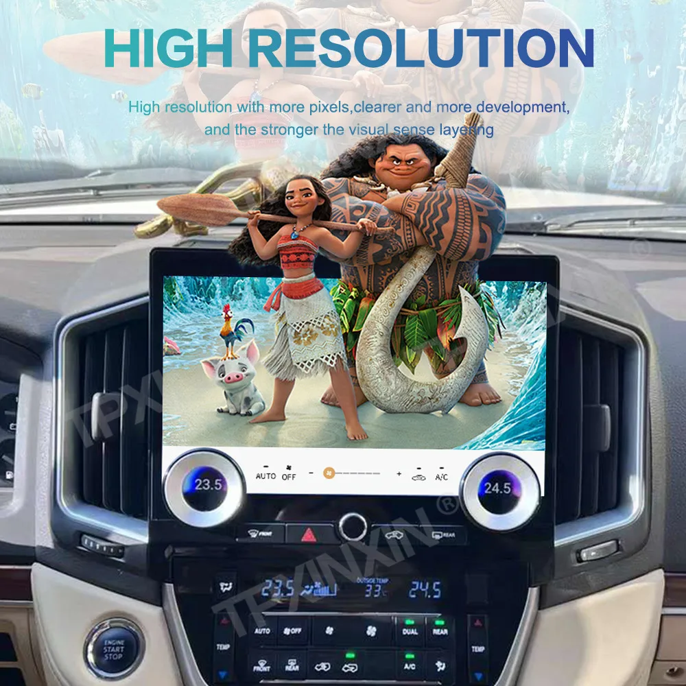 

Для Toyota Land Cruiser 2016-2021: Автомагнитола Android с мультимедиа, беспроводным CarPlay, GPS-навигацией и стереосистемой