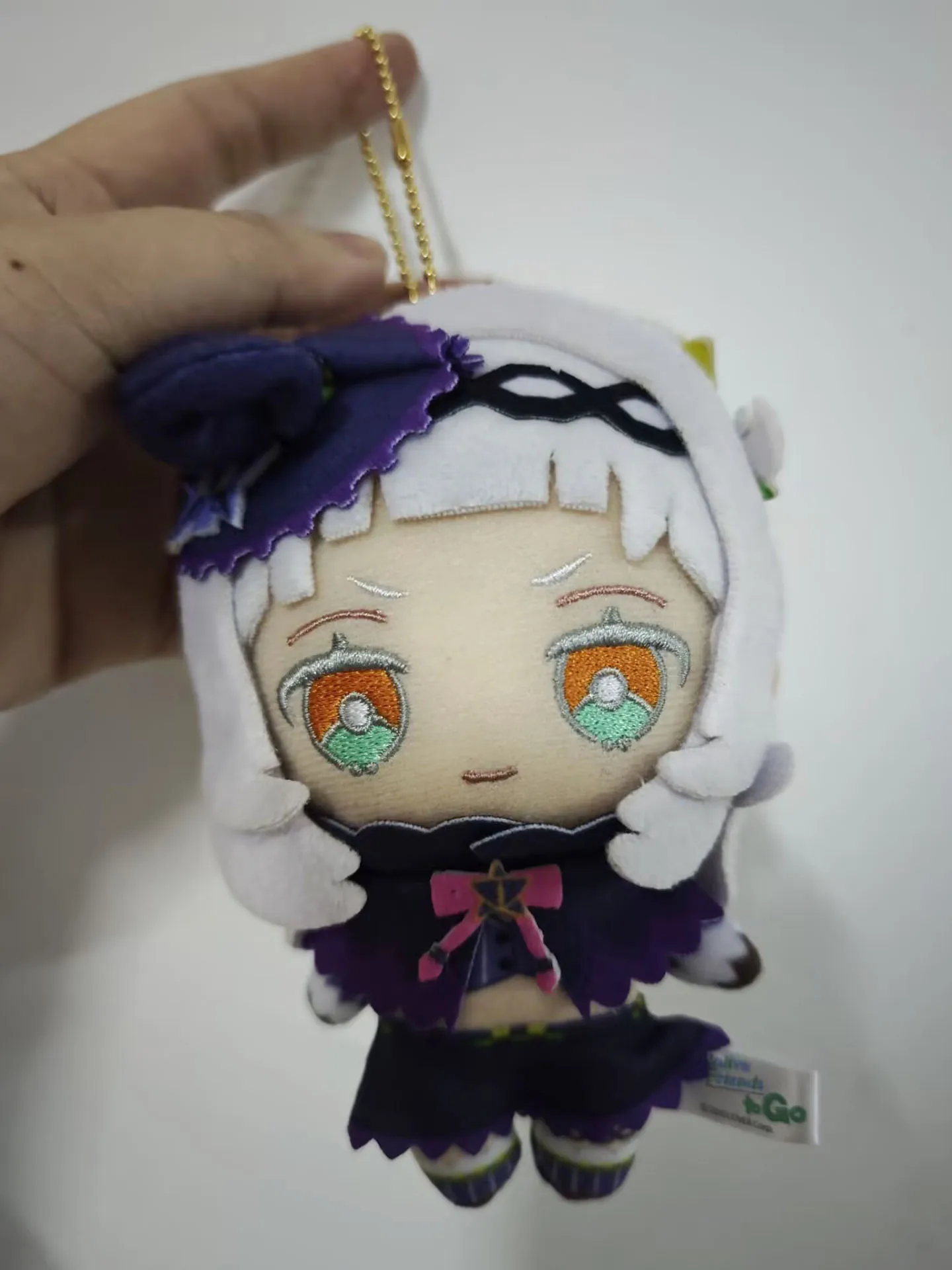 Nieuwe Schattige Hololive Vrienden Om Te Gaan Murasaki Shion Mascotte Pluche Gevulde Sleutelhanger Sleutelhanger Sleutelhanger Tas Hanger Pop Speelgoed Kids Cadeaus