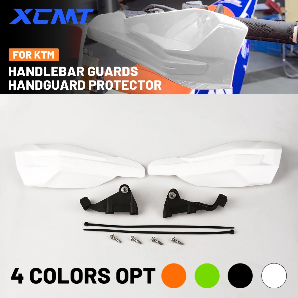 

For KTM EXC 300 TPI EXC 450 SX125 EXCF 250 SXF 450 SX XC XCF XCW EXC-F EXC Six Days 2014-2023 Soft Handlebar Guards Handguard