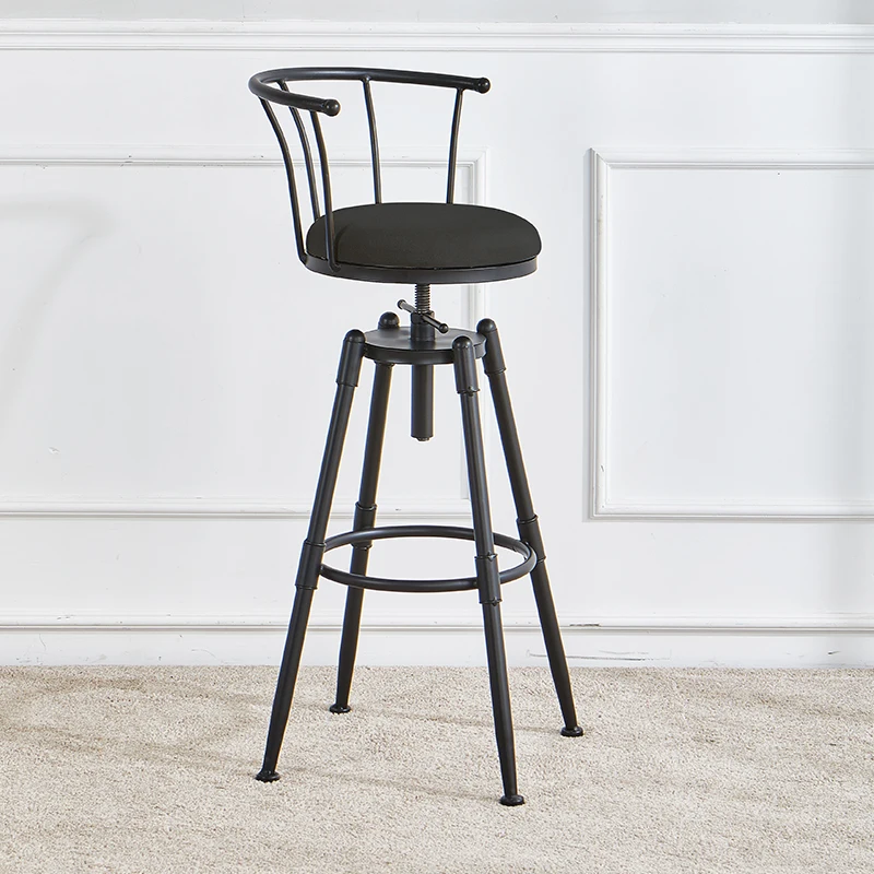 Silla De maquillaje moderna para comedor, taburete De Bar rústico De lujo para Cocina, Restaurante, recepción, réplica, Taburetes De Bar, muebles nórdicos