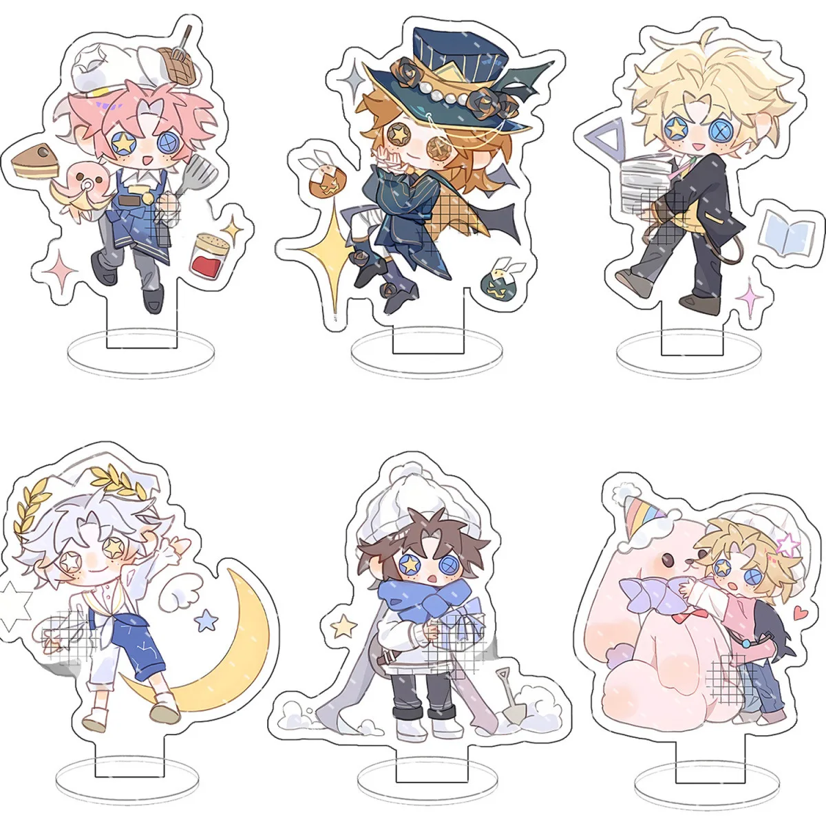 

Identity V Peripheral Stand Model Plate Figure Display Acrobat Q Version Survivor Anime Game Ornament Keychain Friends Gift