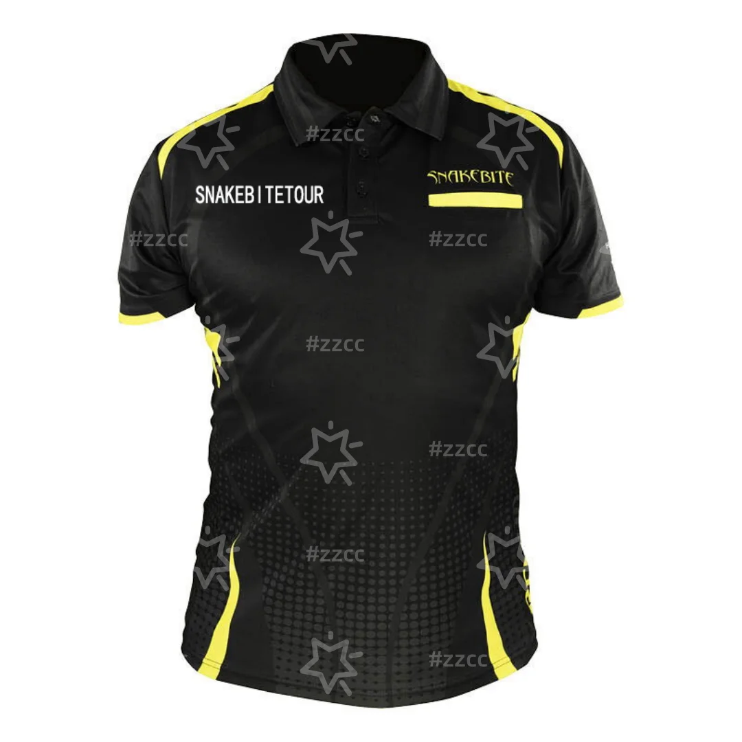 Red Dragon Dart Shirt Snakebite Tour Darts Polo Shirt Sports Dry Quickly Men's T-Shirt Children's Clothing Tee Y2k Woman