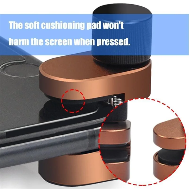 ABFI 4PCS 고정 클램프 금속 범용 모바일 전화 Lcd 화면 곡선 스크린 수리 고정 클립 고정 장치