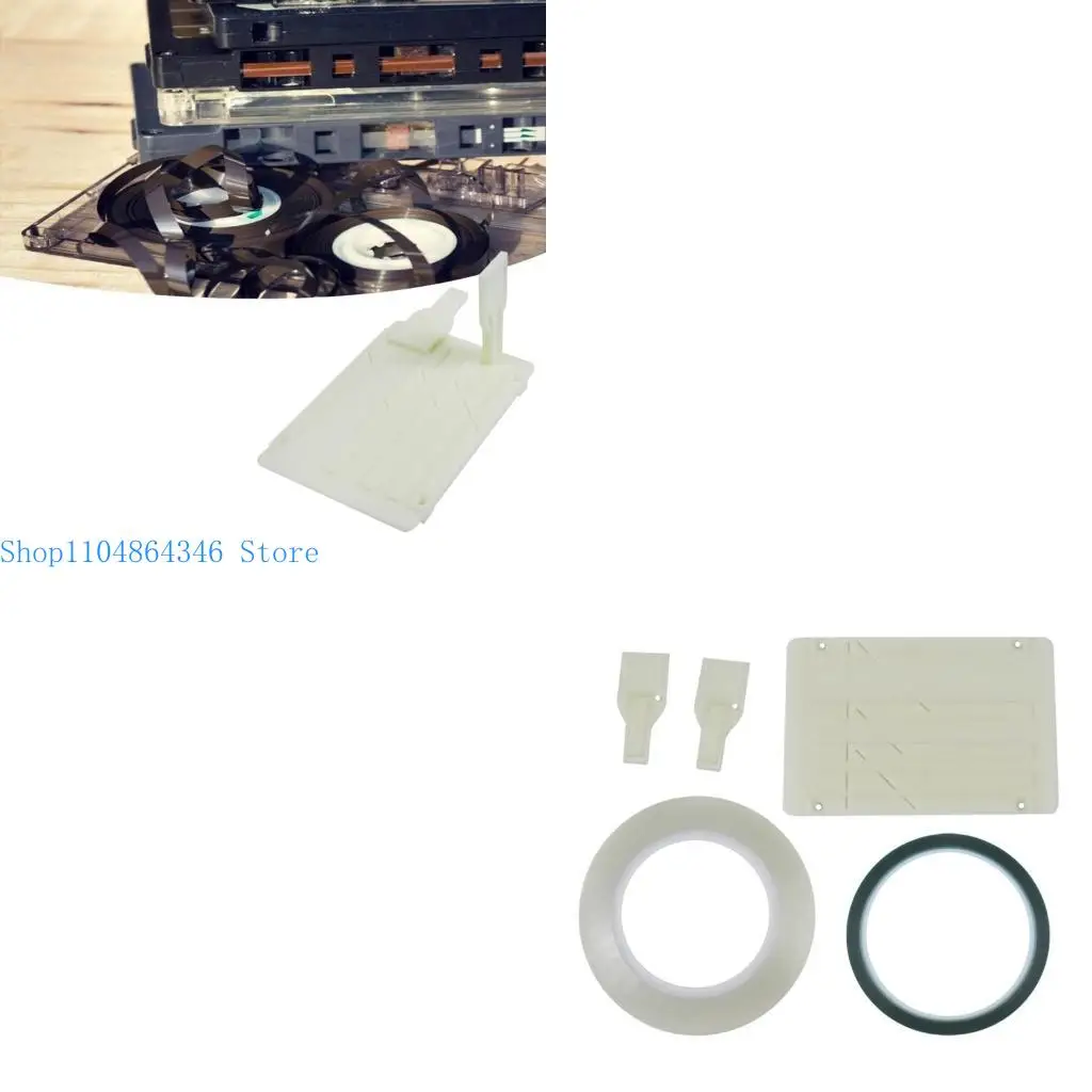 1/4 10Inch Tape Splicing Set Perfect Opening Cassettes Tape Splicing Set