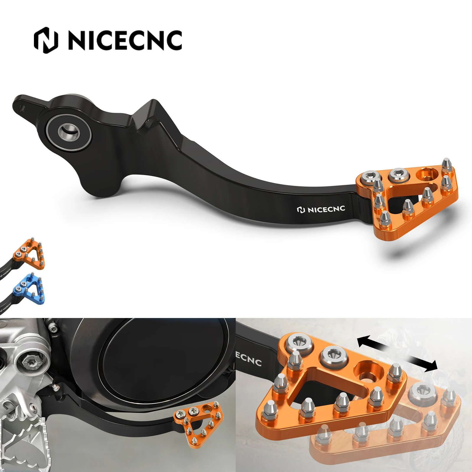 

NICECNC Motorcycle Brake Lever Brake Pedal for KTM 690 Enduro R 690 SMC R 2011-2018 Husqvarna 701 SM Enduro 2016 2017 2018 2019