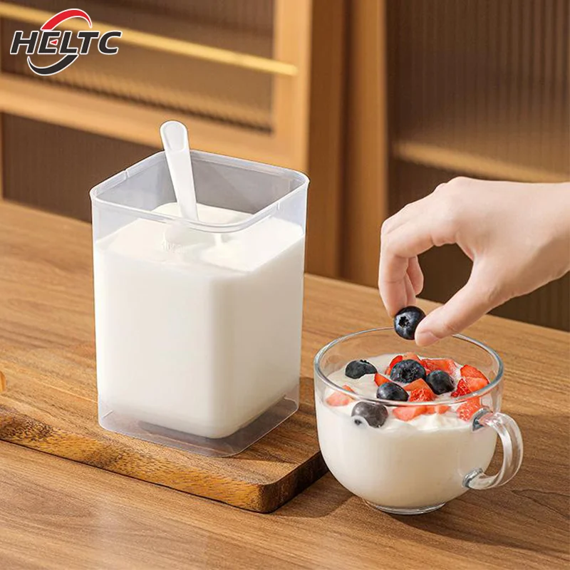 Yogurt Cup Dried Milk Pot Homemade Yogurt Fermentation Container With Lid Fruit Storage Tank Food Fresh Box Dessert Storage Tool