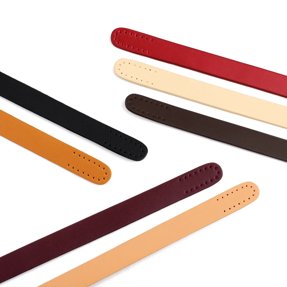 

1Pair Detachable Bag Belt Cow Leather Handle Shoulder Bag DIY Replacement Accessories Handbag Strap Band Gift Box Handle