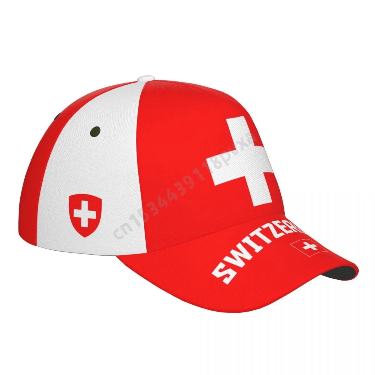 Unisex Switzerland Flag Cool Swiss Adult Baseball Cap Patriotic Hat for Baseball Soccer Fans Men Women