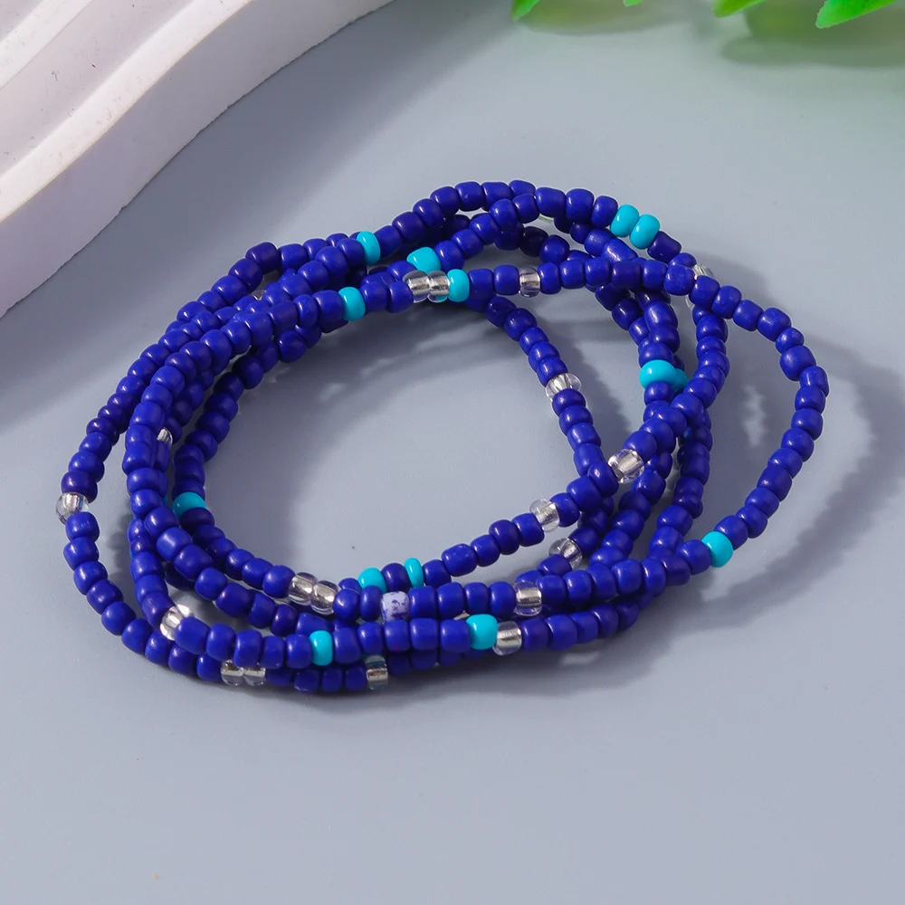 Aihua Böhmisches Handgefertigtes Perlenarmband für Frauen, Sommerliches Mehrschichtiges Buntes Perlenkettenarmband, Mädchen Boho Schmuck Großhandel – Detail 11