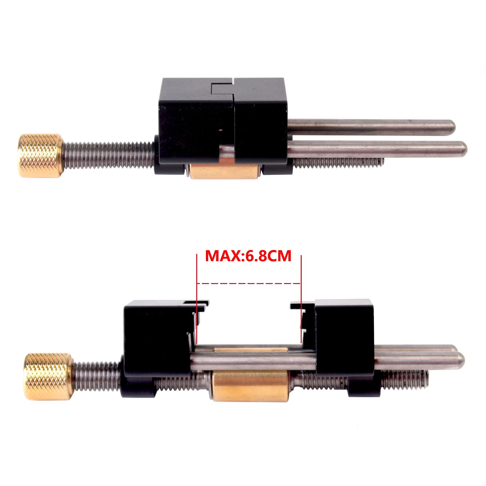 Imagem -02 - Precise Cinzel Sharpening Jig Sistema Guia de Afiação para Carpintaria Formões e Planos Ângulo Fixo Faca Afiador a 68 mm