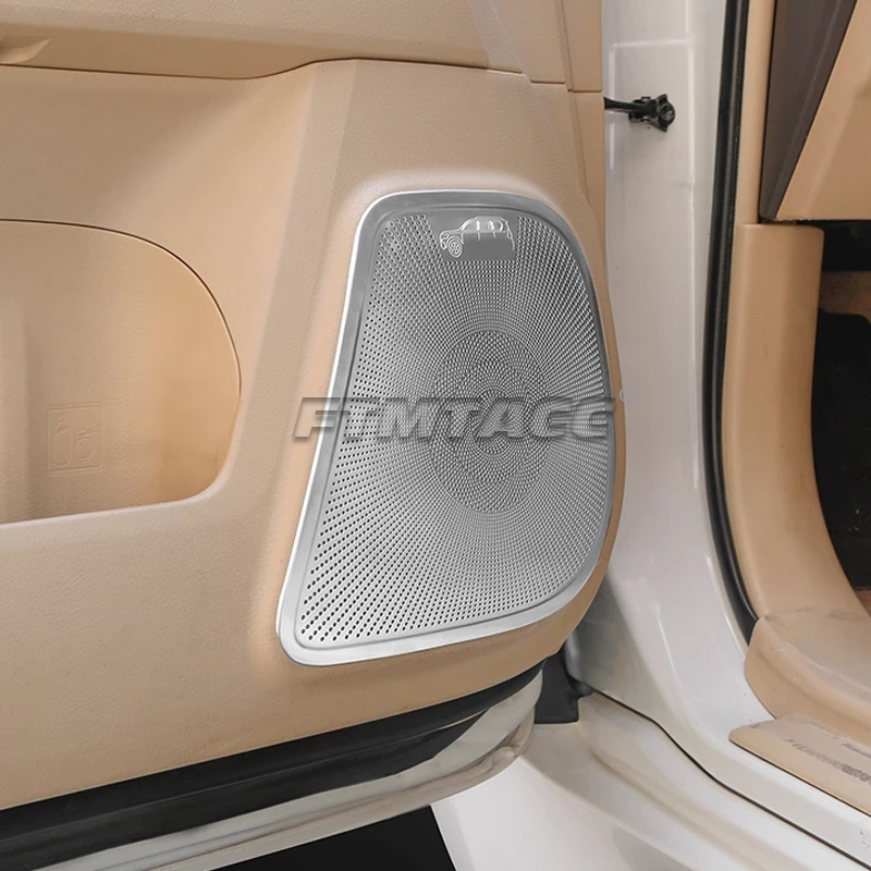 

Накладка на дверной звуковой динамик автомобиля для Toyota Land Cruiser Prado 150 J150 LC150 2009-2021, крышка дверного аудиодинамика