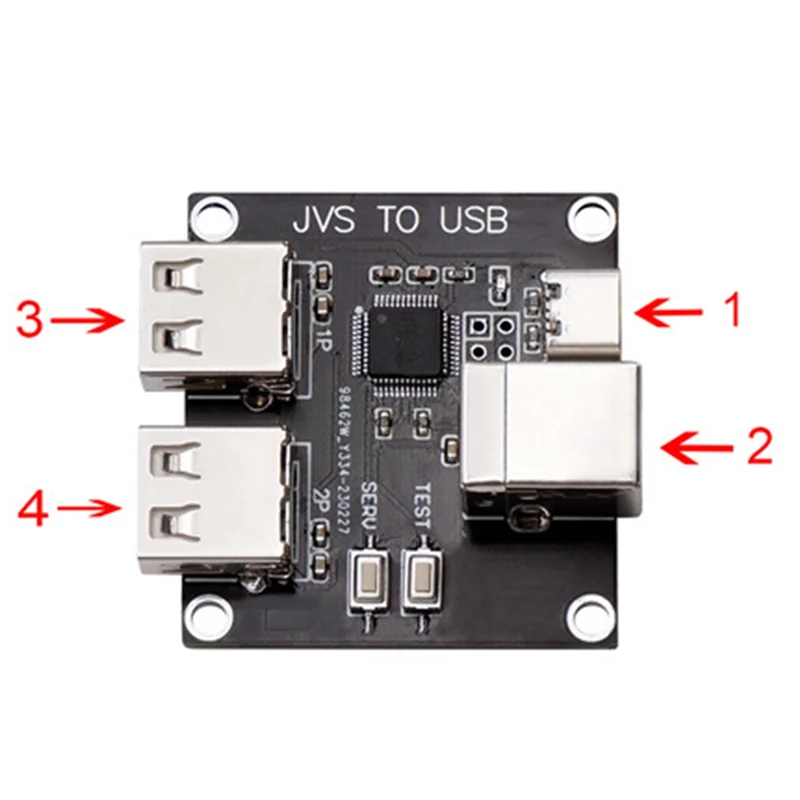 【البيع الساخن】محول ألعاب JVS إلى USB لمحول وحدة تحكم PS3 لملحقات سلسلة واحدة X/S