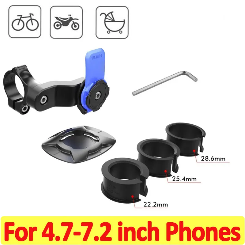 Motorcycle Bike Phone Holder Stand Adjustable Support Moto Bicycle Handlebar Mount Bracket For iPhone 14 13 12 Samsung Xiaomi LG