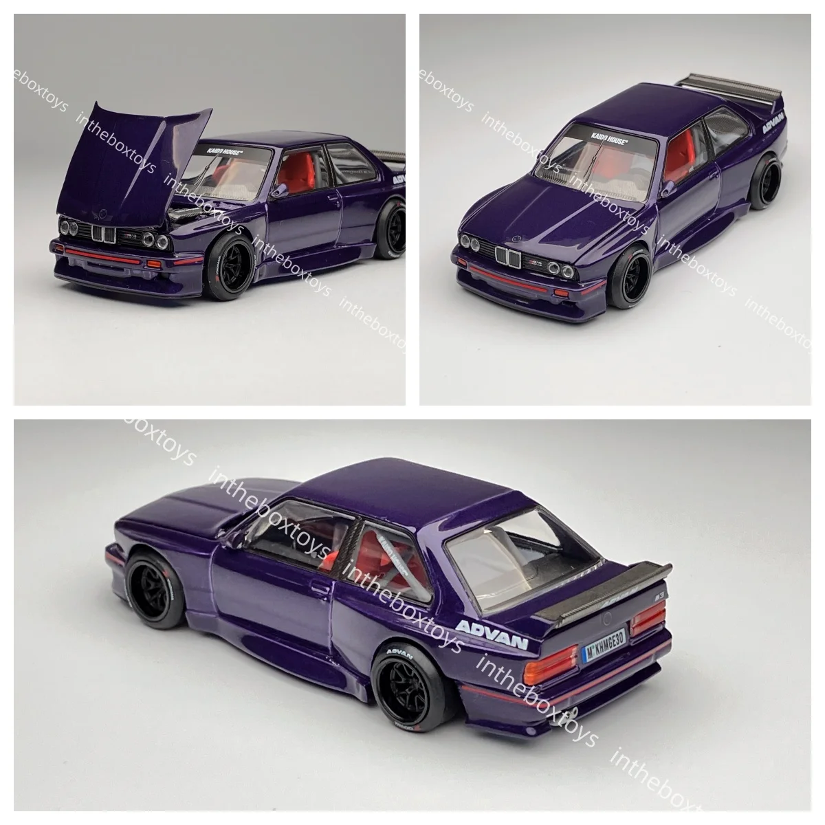 

Mini GT x Kaido House 1:64 M3 Kaido GT V2- Purple #216 Diecast Model Car JDM Model Car