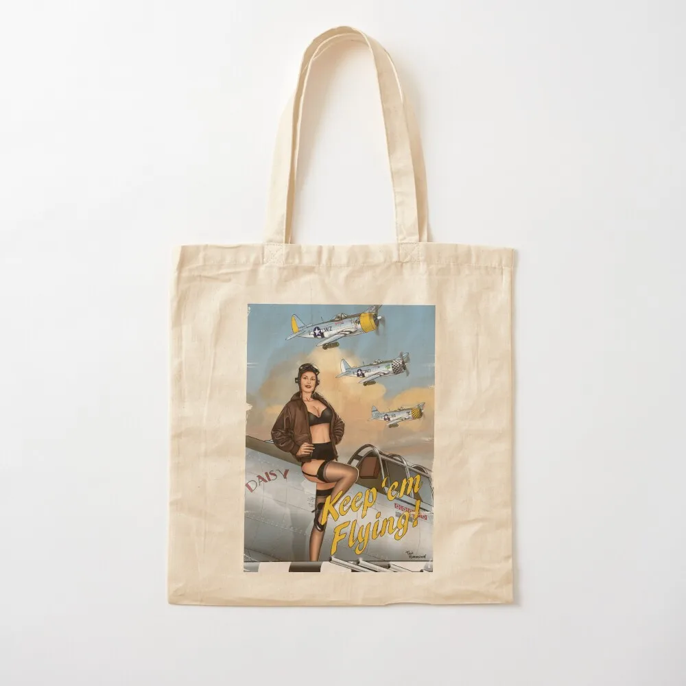 

Keep 'em flying Tote Bag the tote personalized custom Women's bags Canvas