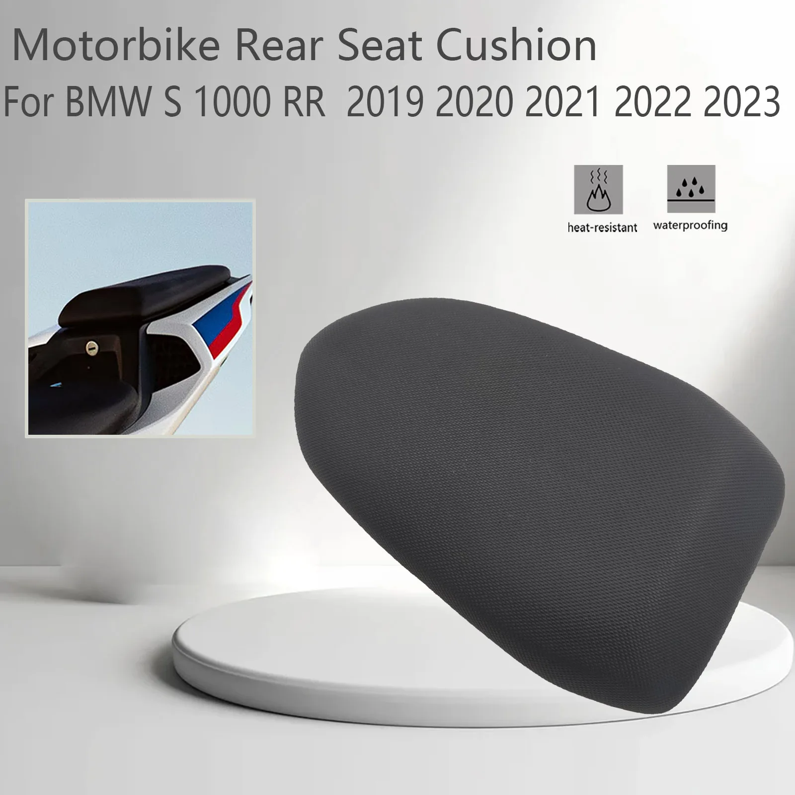 

S1000RR Motorcycle Rear Seat Cushion Passenger Cushion Replacement Accessories Seat For BMW S 1000 RR 2019 2020 2021 2022 2023