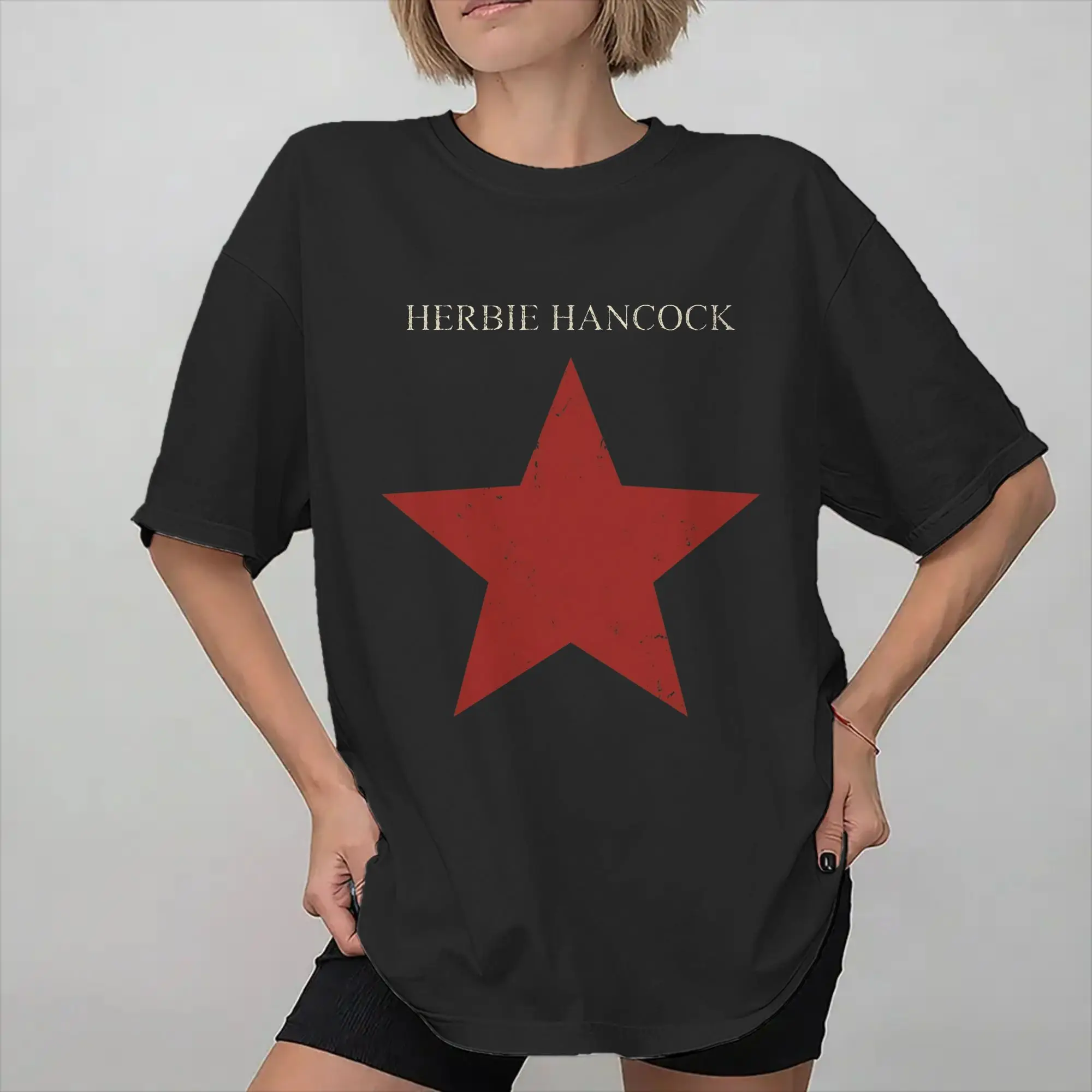 Herbie Hancock - Master of Funk and Jazz New Arrival T Shirts for Men Women  Pure Cotton  Tee Shirt Clothes