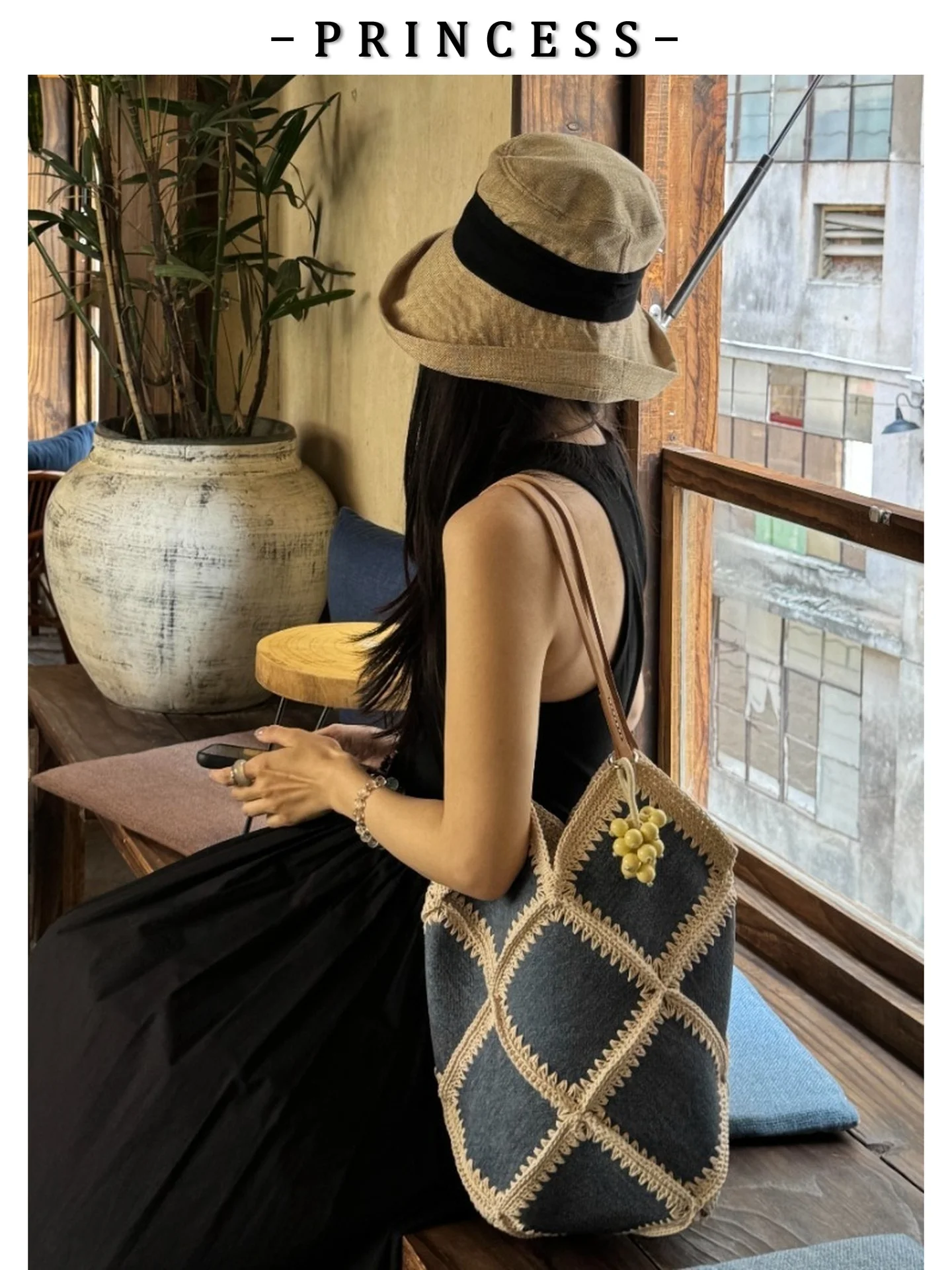 vacation-style-large-capacity-women's-shoulder-bag-woven-tote-handbag-luxury-minimalist-single-handle-pu-leather-bag