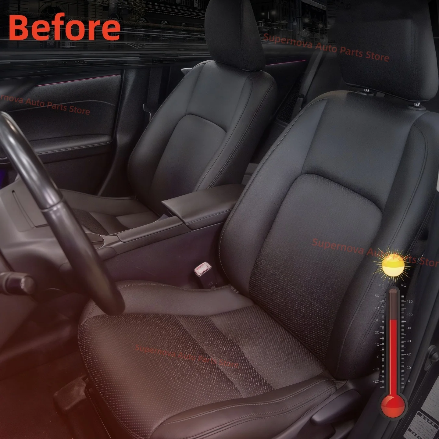 Fit for Honda Odyssey ELYSION 2015+ Car interior supplies Seat cooling Seat heating Seat ventilation Car accessories key control