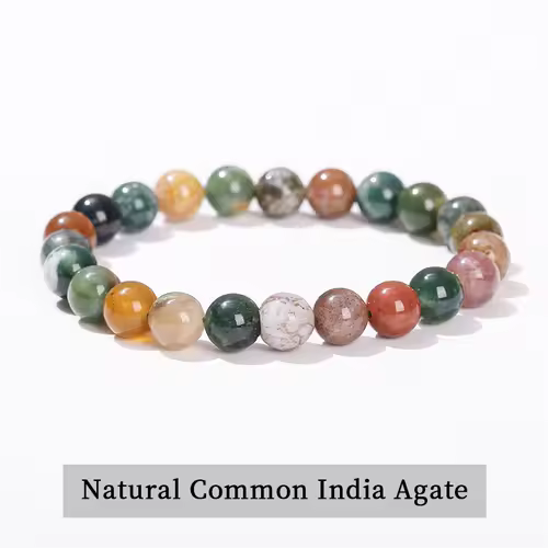 JD Natural Stone Beads Bracelet Amethyst Tiger Eye Crystal Quartz Agate Gem Beads Bangles Women Men Reiki Healling Jewelry Gift - Image 37