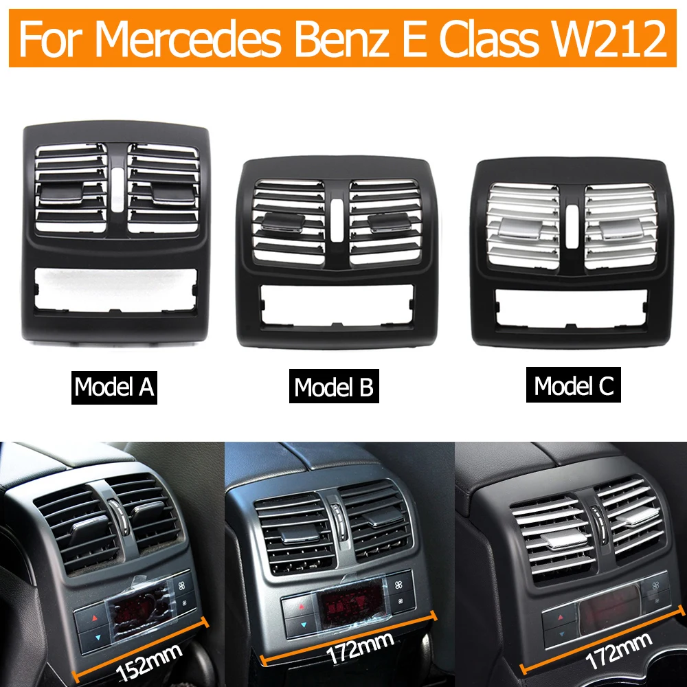 Rücksitz Auto Klimaanlage Hinten AC Vent Grille Panel Abdeckung Für Mercedes Benz E Klasse W212 E200 E280 E300 E350 E400 2009-2015