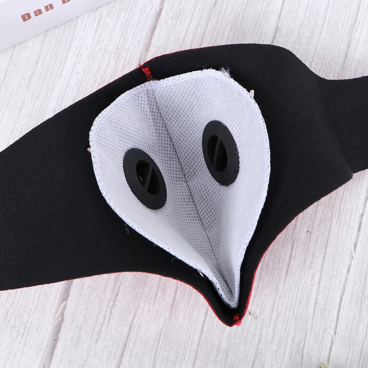 قناع غبار الكربون المنشط 2.5 مع منفذ الزفير الذكي وحلقة خطافية قابلة للتعديل للمشي في الهواء الطلق #5