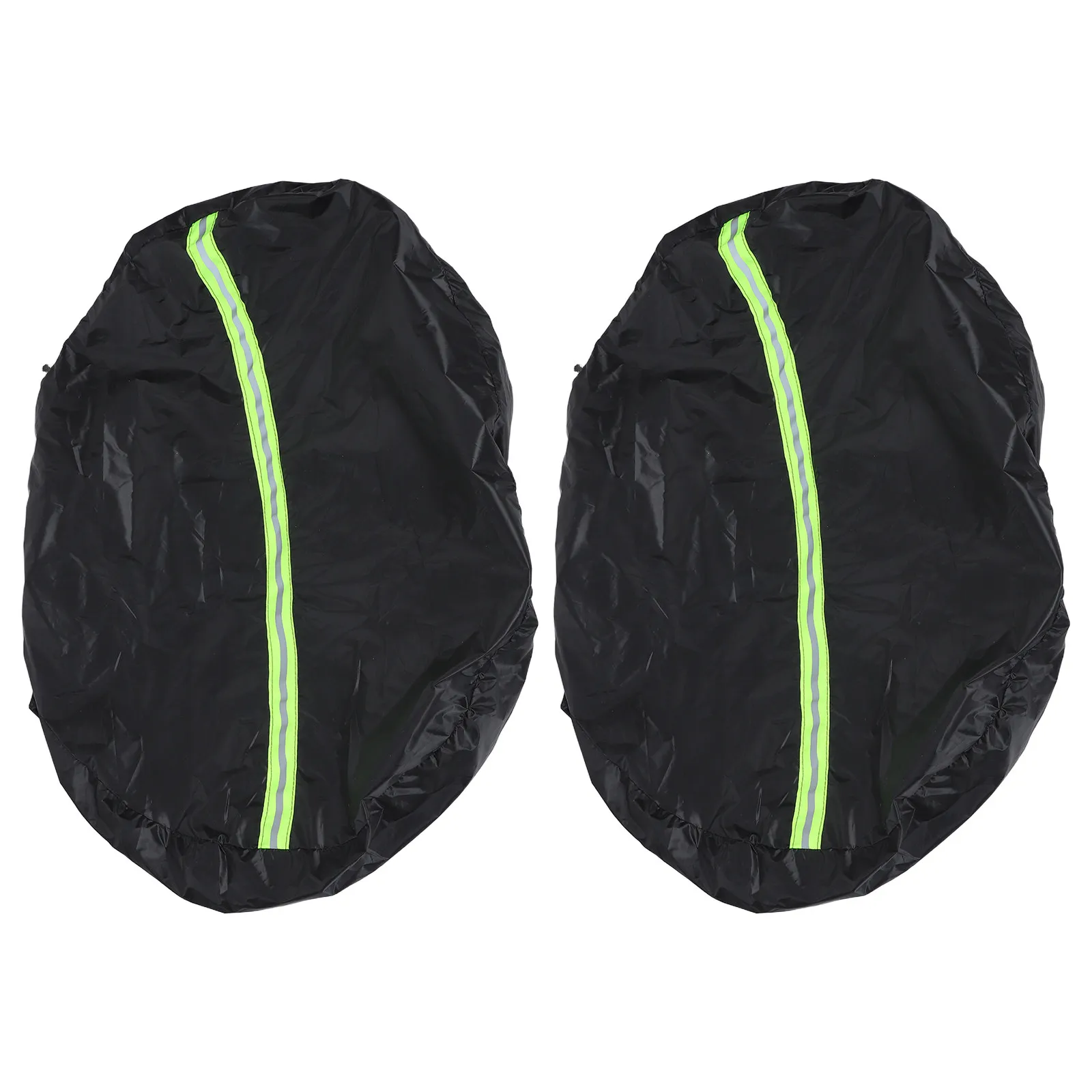 2Pcs Anti-Uv Tire Covers Waterproof Dust-Proof Wheel Protectors for Sedans Suvs Rvs Trailers Storage Parking with Reflective