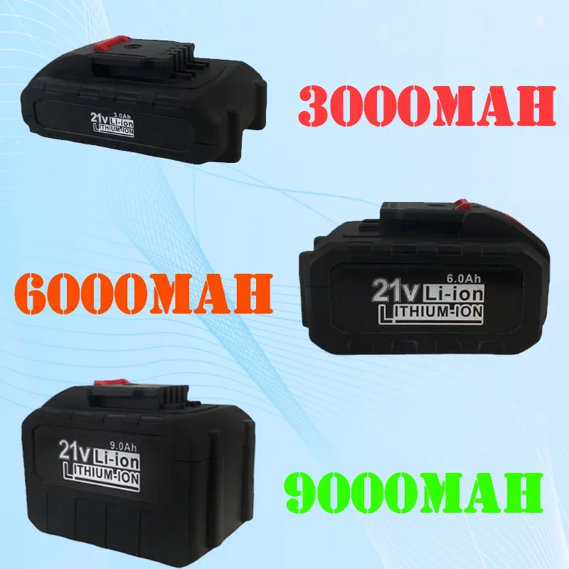 21V 3.0/6.0/9.0Ah Cordless Rechargeable For Worx Battery Power Battery,Replace Impact Drill Battery Spare Battery for Power Tool