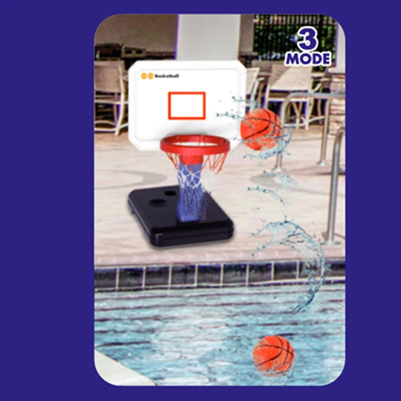Indoor Outdoor Sport 3 in 1 Basket Rack Throwing Ring Game Toy Basketball Ball Stand