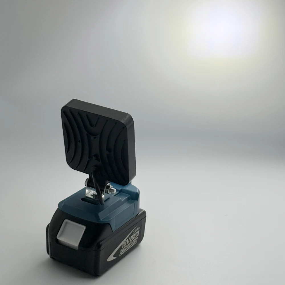 لماكيتا 14.4 فولت-18 فولت بطارية ليثيوم أيون فانوس مصباح يدوي خارجي 3 بوصة اللاسلكي LED ضوء العمل مصباح التخييم الإضاءة في حالات الطوارئ #6