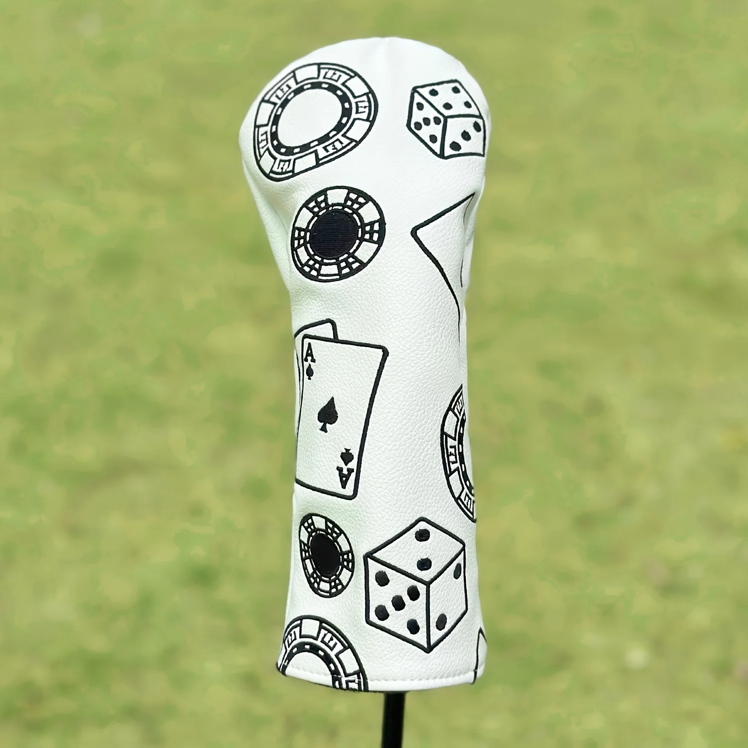 1pc/4pcs Driver/Fairway/Hybrid Headcover-Poker Chips Golf Club Head Cover,Golf Club Covers&Golf Wood Head Cover-Sports Accessory view 5