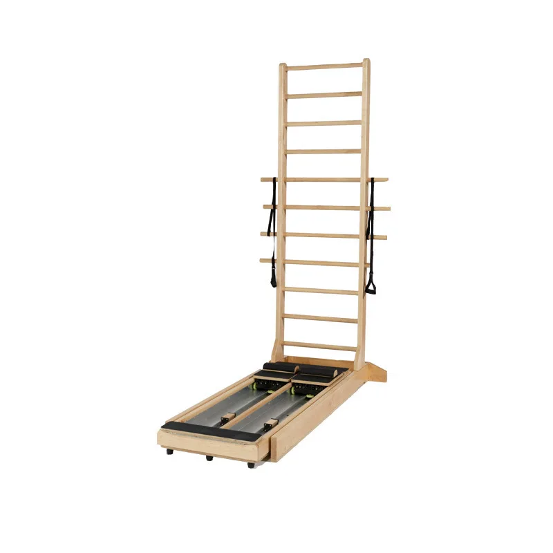 White maple ladder bed core two-way slide bed for yoga studio