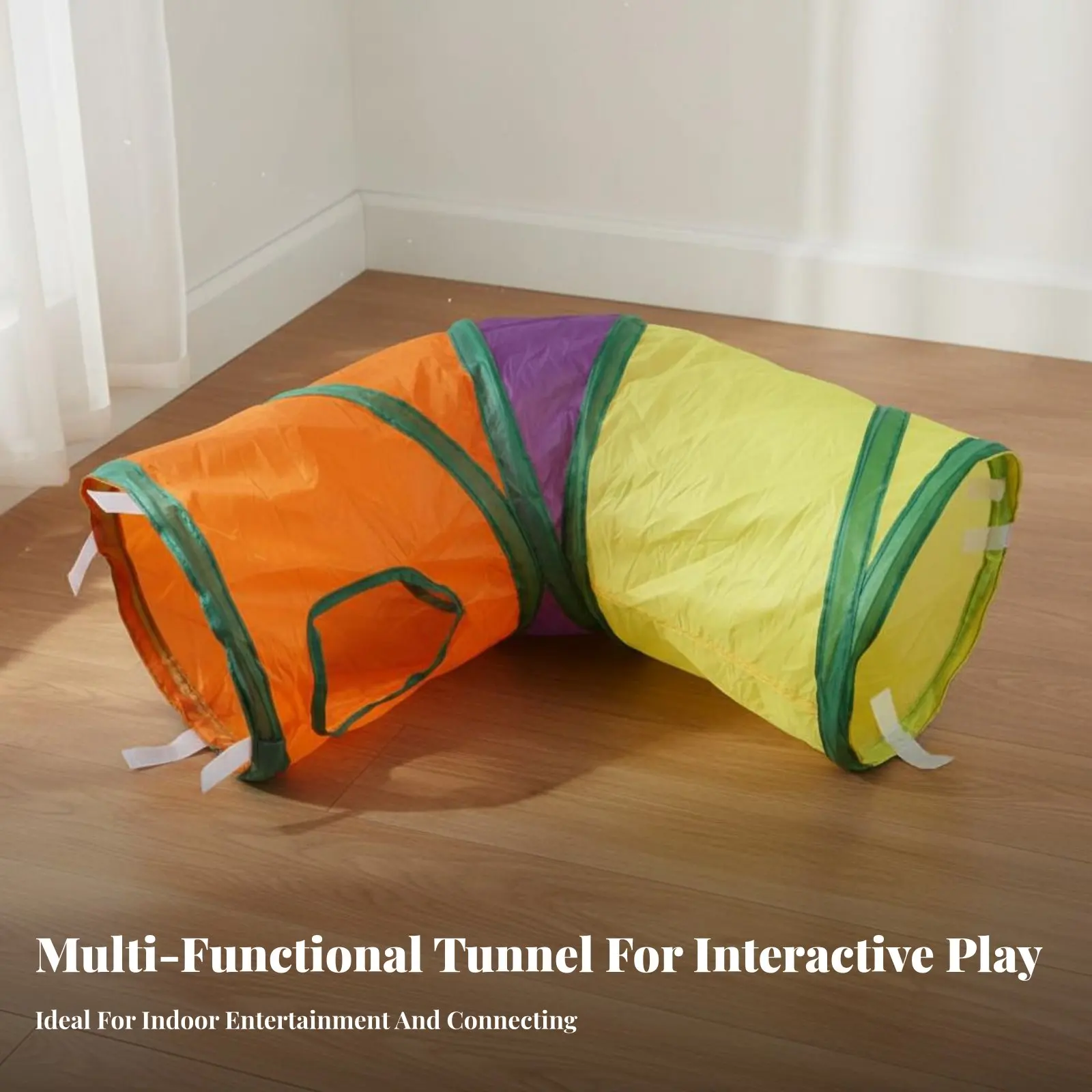 Tunnel pour chat en forme de L, léger et portable, labyrinthe pour animaux de compagnie, tube de labyrinthe DIY, design coloré, piste connectable pour chatons