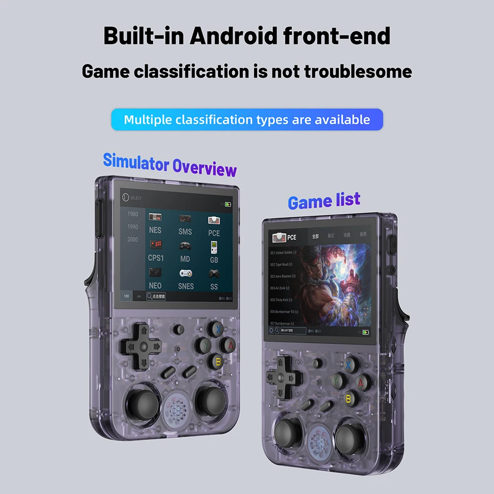 2025 ANBERNIC RG353V RG353VS Retro Games RK3566 3.5INCH 640*480 Handheld Game Console Emulator LINUX Children's Gifts