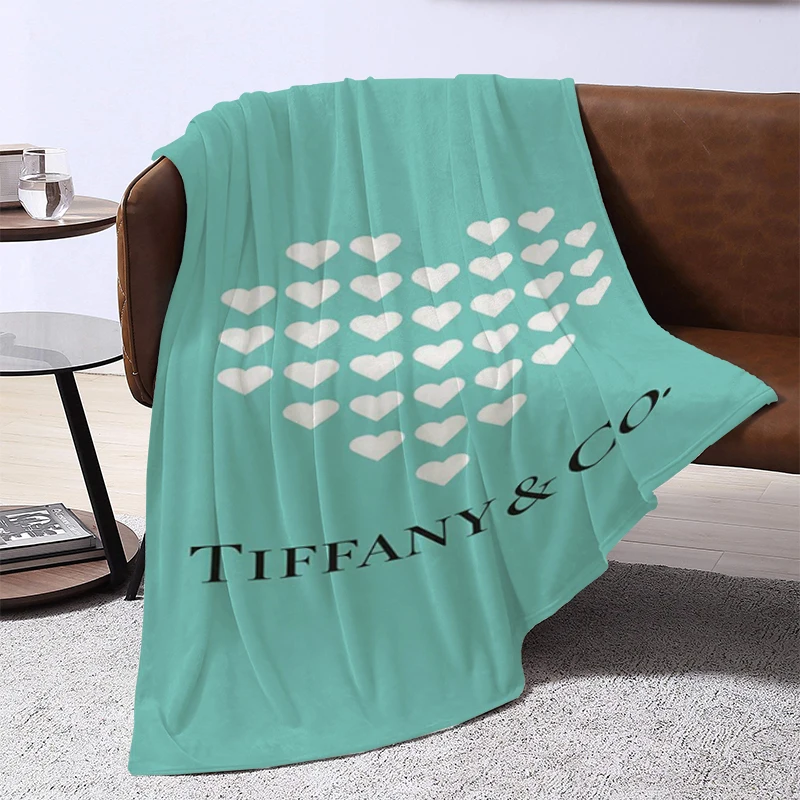 TIFFANY&CO Throw Catnap Nap Blanket for Winter Soft Plaid With Print Microfiber Bedding King Lid Bed Blankets Throwing Downy