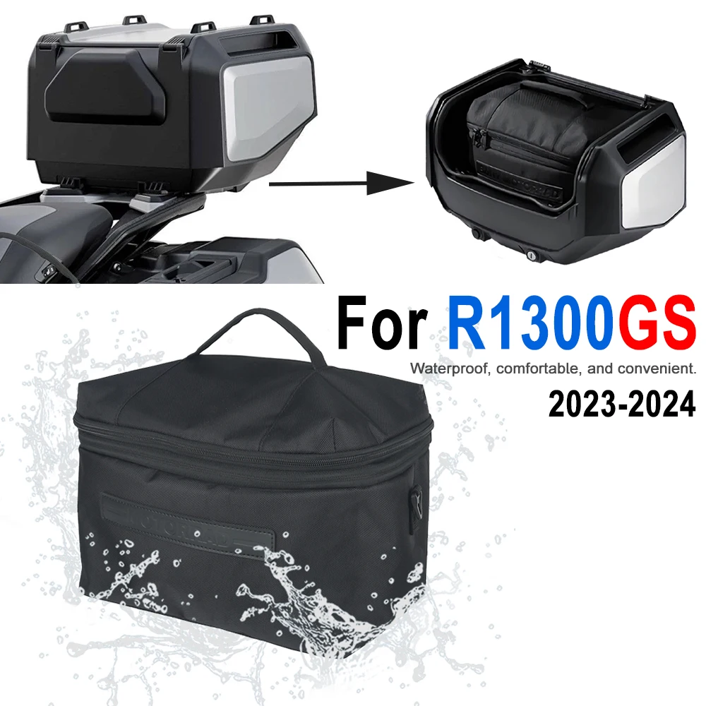 

Black Motorcycle Top Case Box Luggage Liner Inner Bag Storage Bags For BMW R1300GS R 1300 GS 1300GS 2023 2024 Top Box