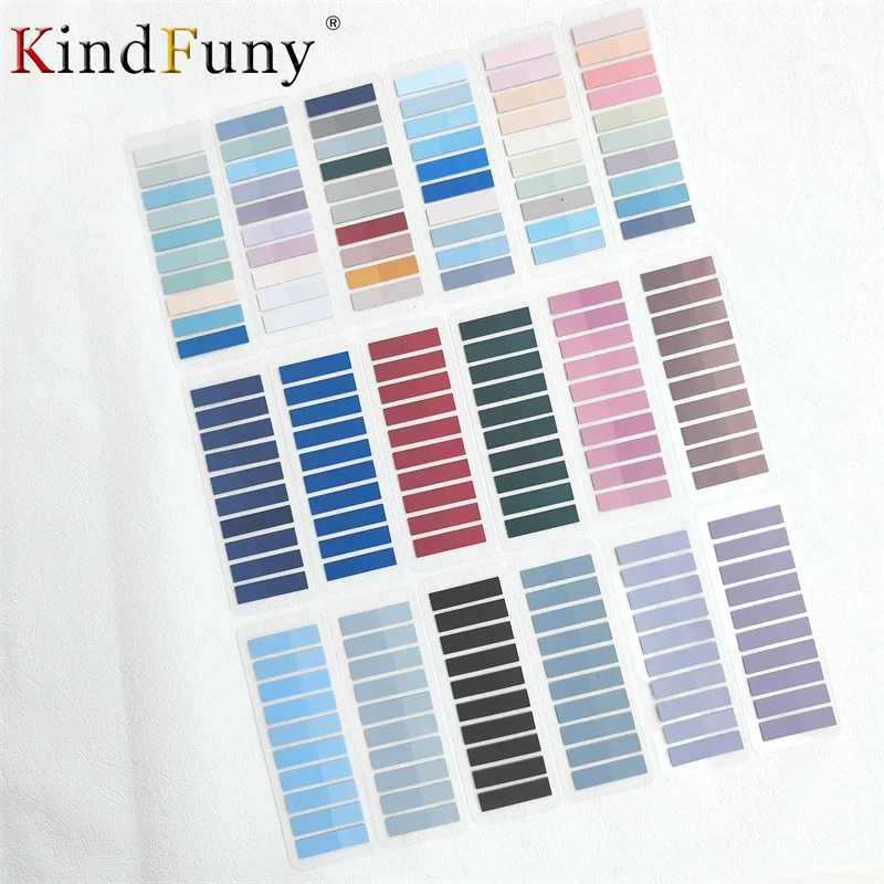 KindFuny 3600 Sheets Transparent Sticky Notes Self-Adhesive Annotation Books Bookmarks Memo Pad Index Tabs Stationery