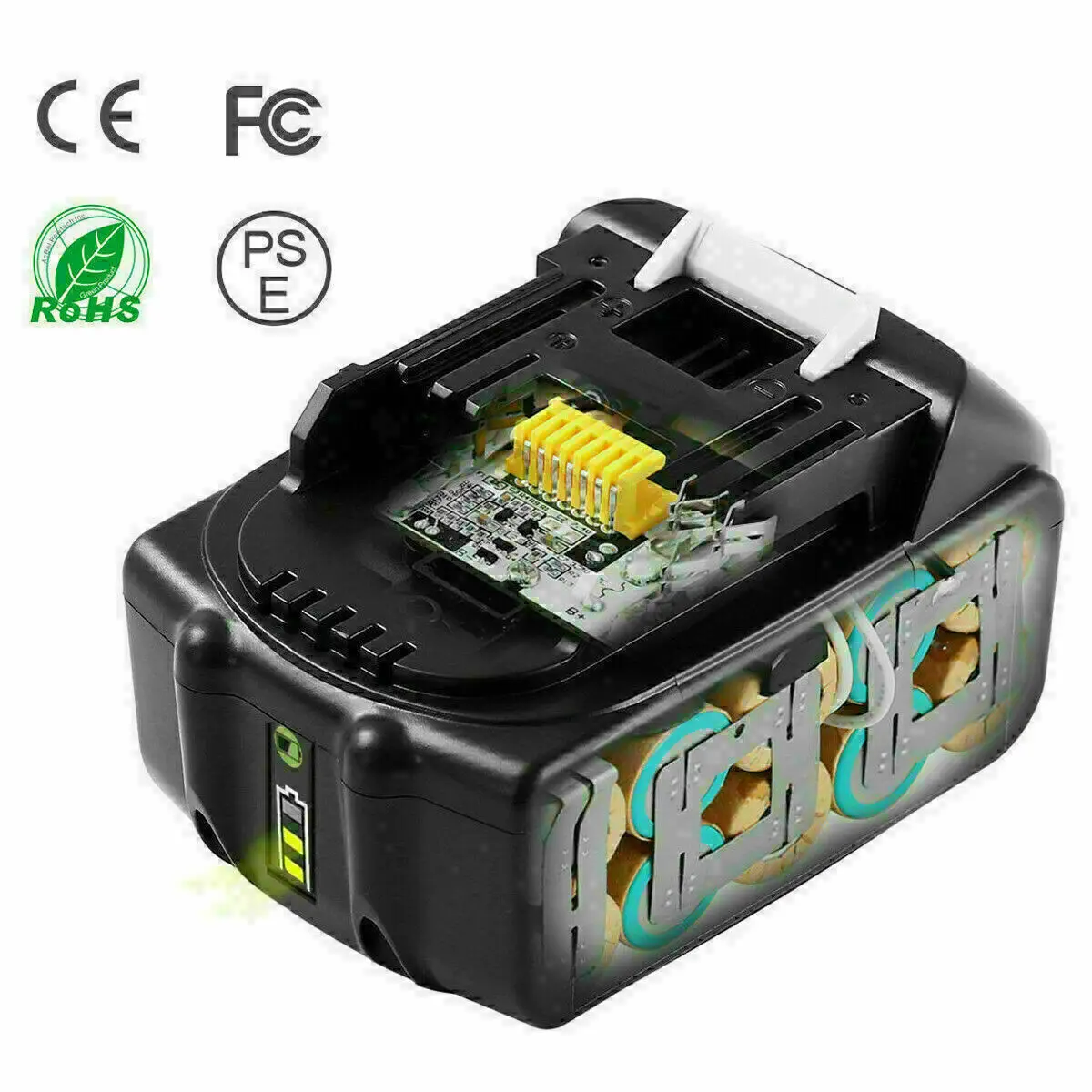 For Makita 18V 6.0Ah LXT Li-Ion Battery Or Dual charger BL1860 BL1830 BL1850 US FR RU DE