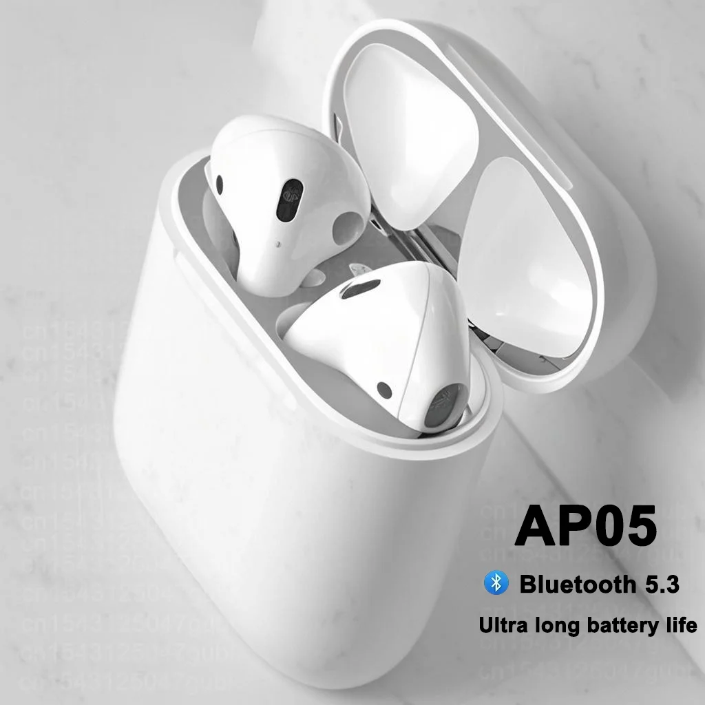 Auriculares inalámbricos AP05 True Wireless Buds5 Bluetooth 5.3 con sonido estéreo HIFI, auriculares deportivos MIJIA con micrófono para Android iOS