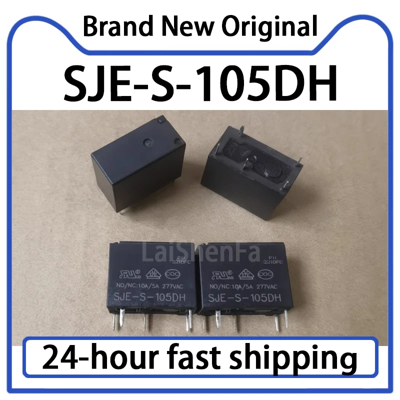 5 قطعة SJE-S-105DH 5 فولت التتابع 5 دبوس 10A/5A المخزون الأصلي