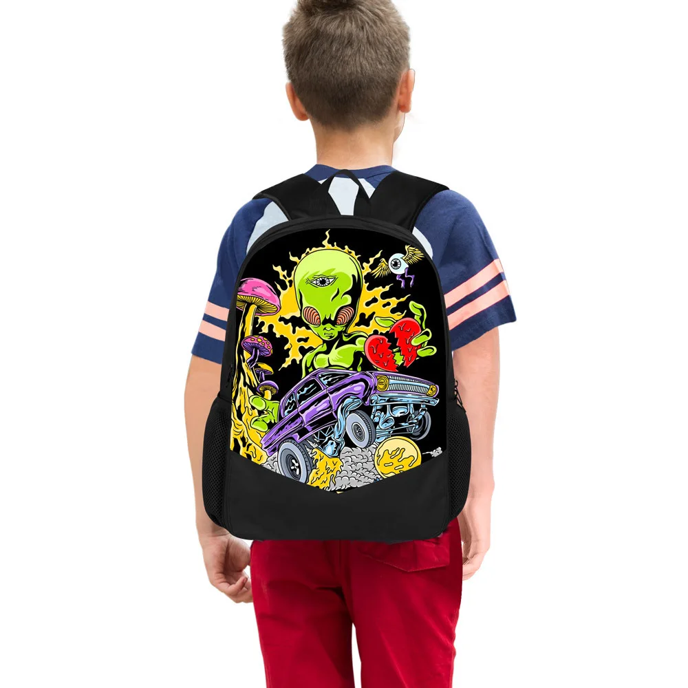 Sublimation Blank Backpack 17 inch Backpack School Book Bag 4 Colors Travel Backpacks