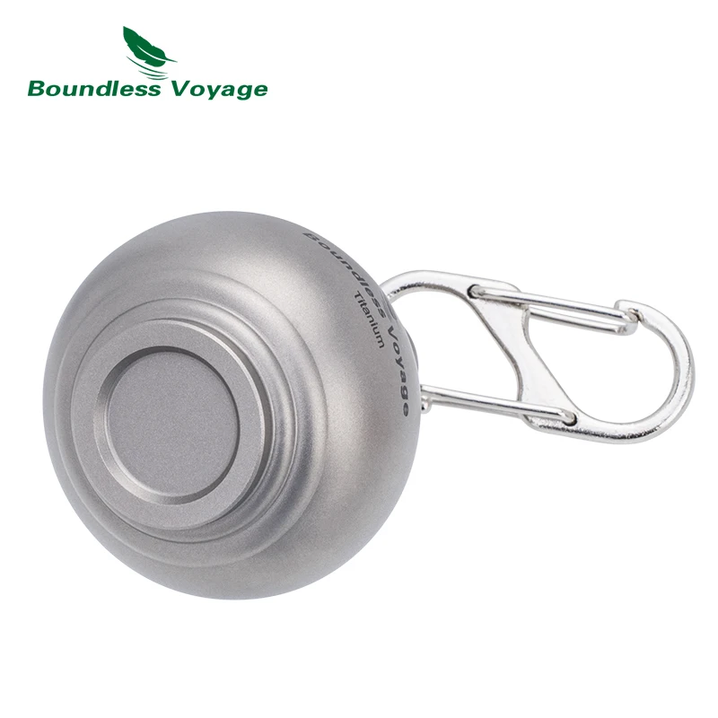 Boundless Voyage Titanium Waterproof Pill Container Ultralight & Compact Pill Box Keychain with Extra Sealing Ring Ti9006O - view 3