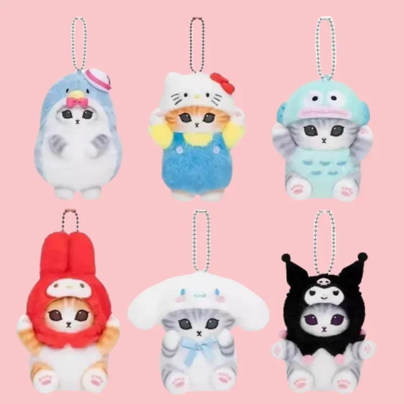 

1set Plush Toy Keychains Small Pendant Anime HelloKittys Stuffed Backpack Hangings Christmas Birthday Graduatio Gifts for Kids