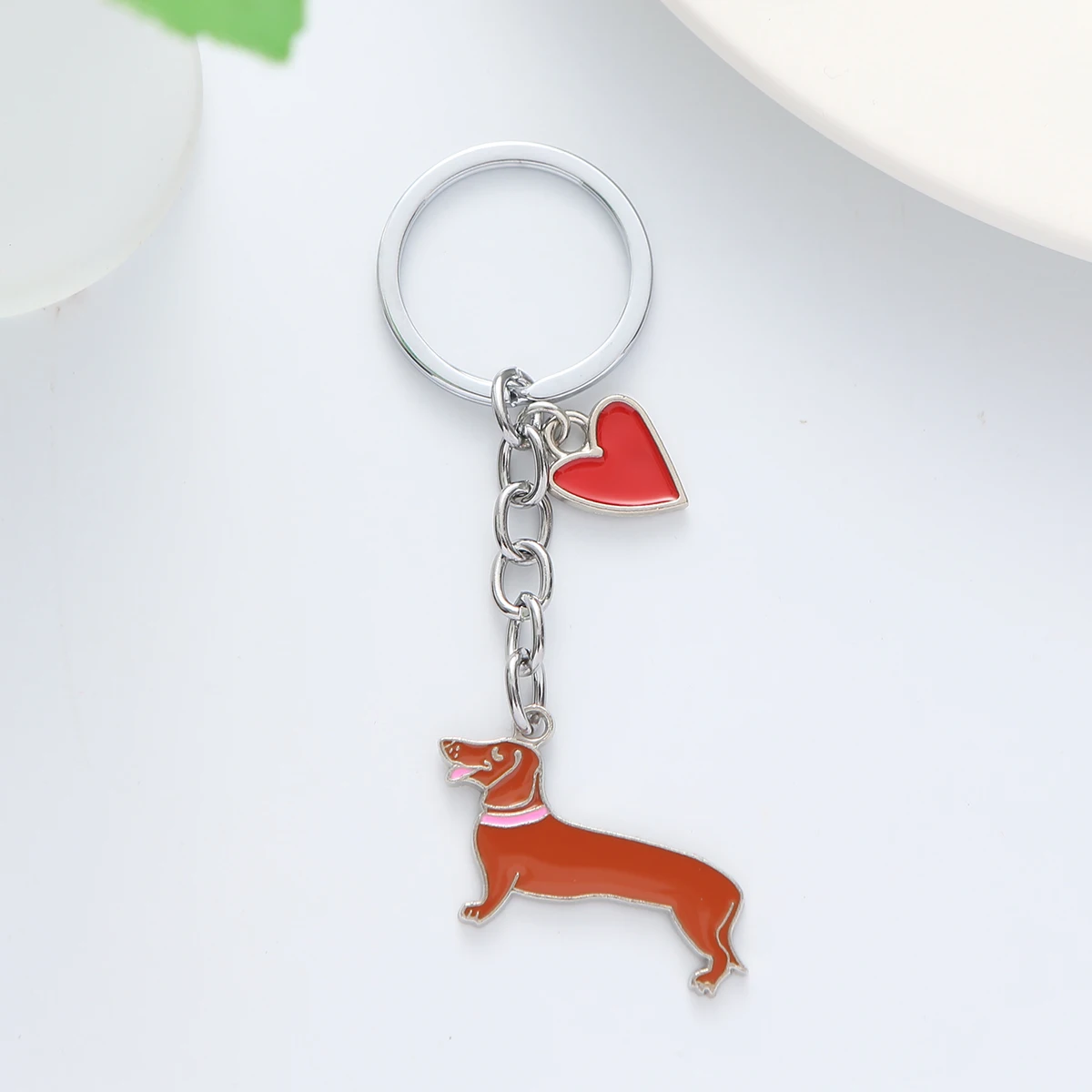 NEW Cute Corgi And Sausage Dog Key Chain For Women Handbag Pendant Keychain Key Ring Man Car Key Holder Charm Jewelry GIFTS