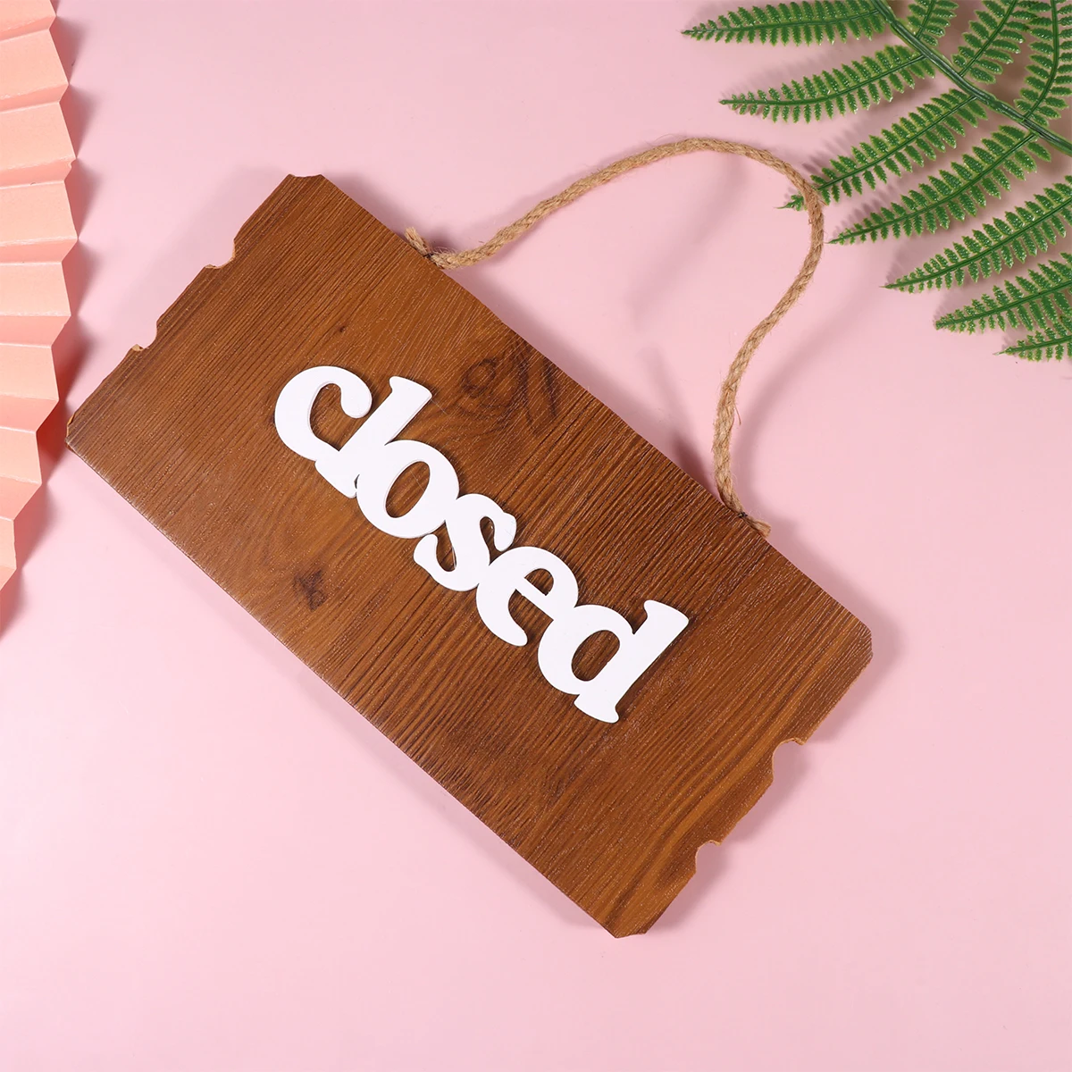 木製ドアサインストア吊り下げボードビジネス装飾壁掛けボードオープンクローズドストアディスプレイ看板