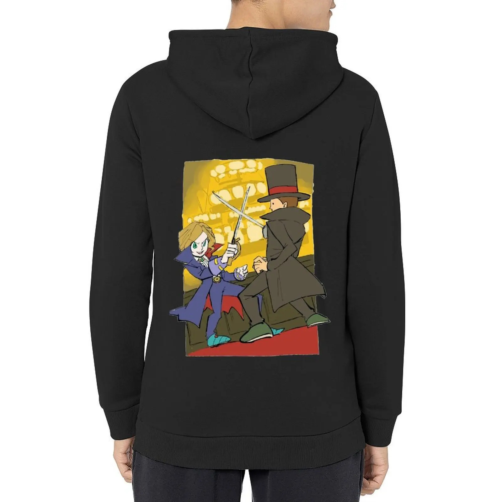 

Professor Layton and the pandora's box Hoodie fashion men winter clothes men wear men's winter sweater men's hoodies